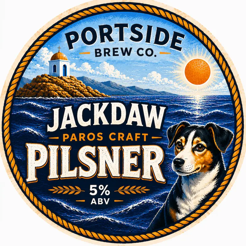 Σήμα μπύρας JackDaw Pilsner